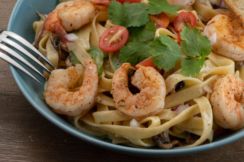 SHRIMP CARBONARA