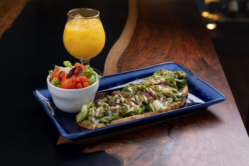Chicken Pesto Tartine